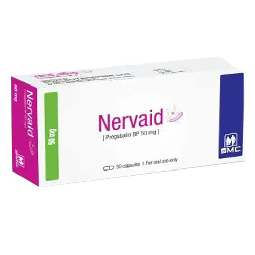 Pack Image: Nervaid 50 mg Capsule (30's pack)