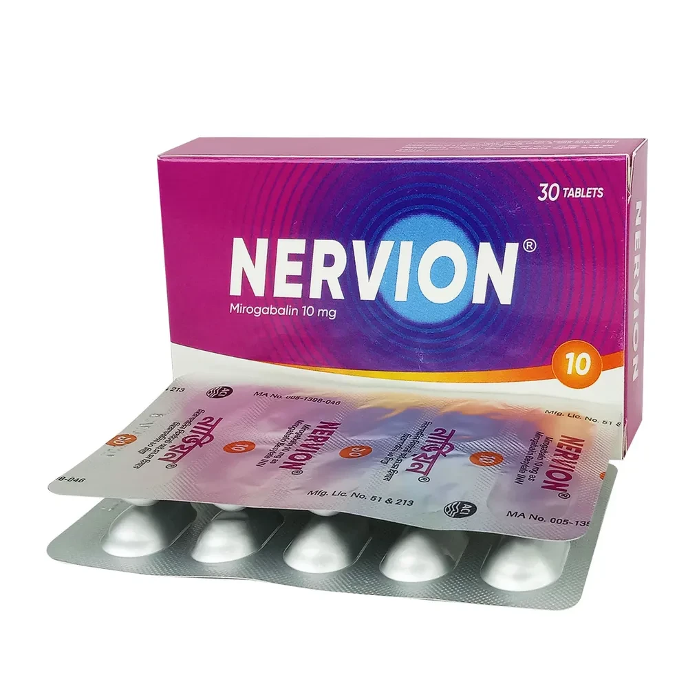 Pack Image: Nervion 10 mg Tablet (3 x 10)