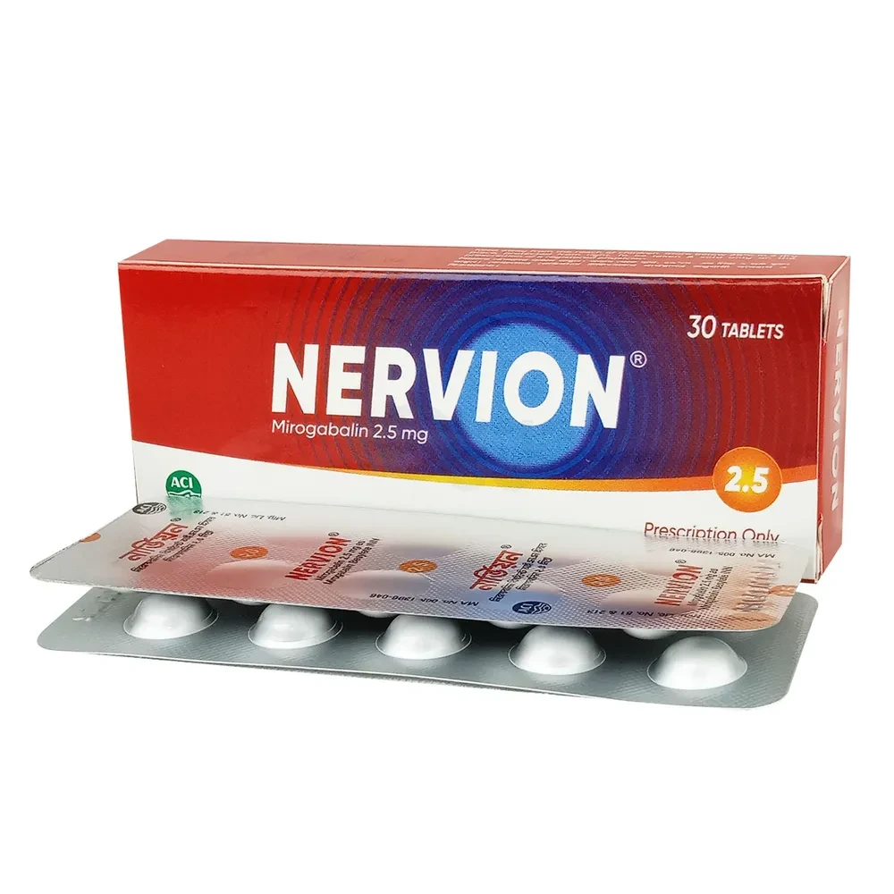 Pack Image: Nervion 2.5 mg Tablet (3 x 10)