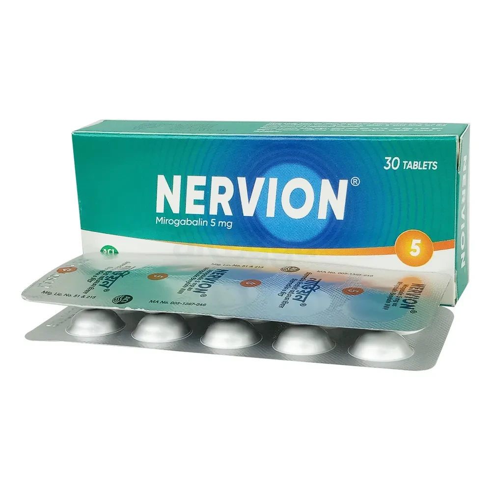 Pack Image: Nervion 5 mg Tablet (3 x 10)