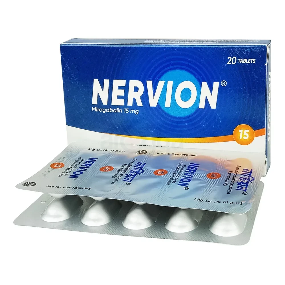 Pack Image: Nervion 15 mg Tablet (2 x 10)