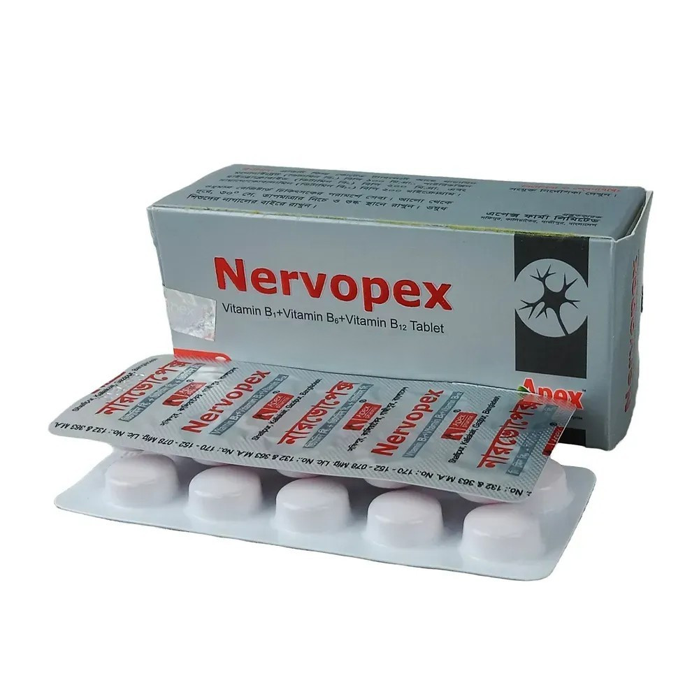Pack Image: Nervopex 100 mg Tablet (5 x 10)