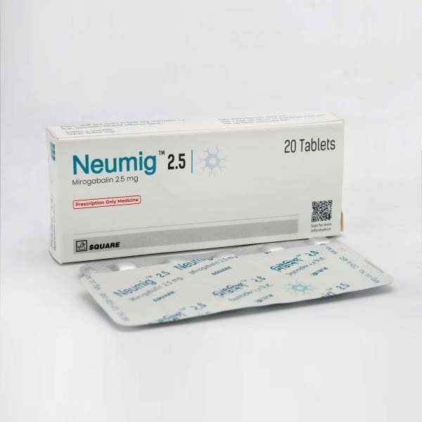 Pack Image: Neumig 2.5 mg Tablet (2 x 10)