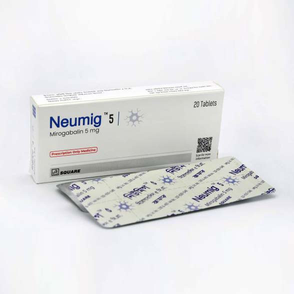 Pack Image: Neumig 5 mg Tablet (2 x 10)