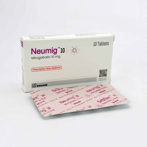 Pack Image: Neumig 10 mg Tablet (1 x 10)