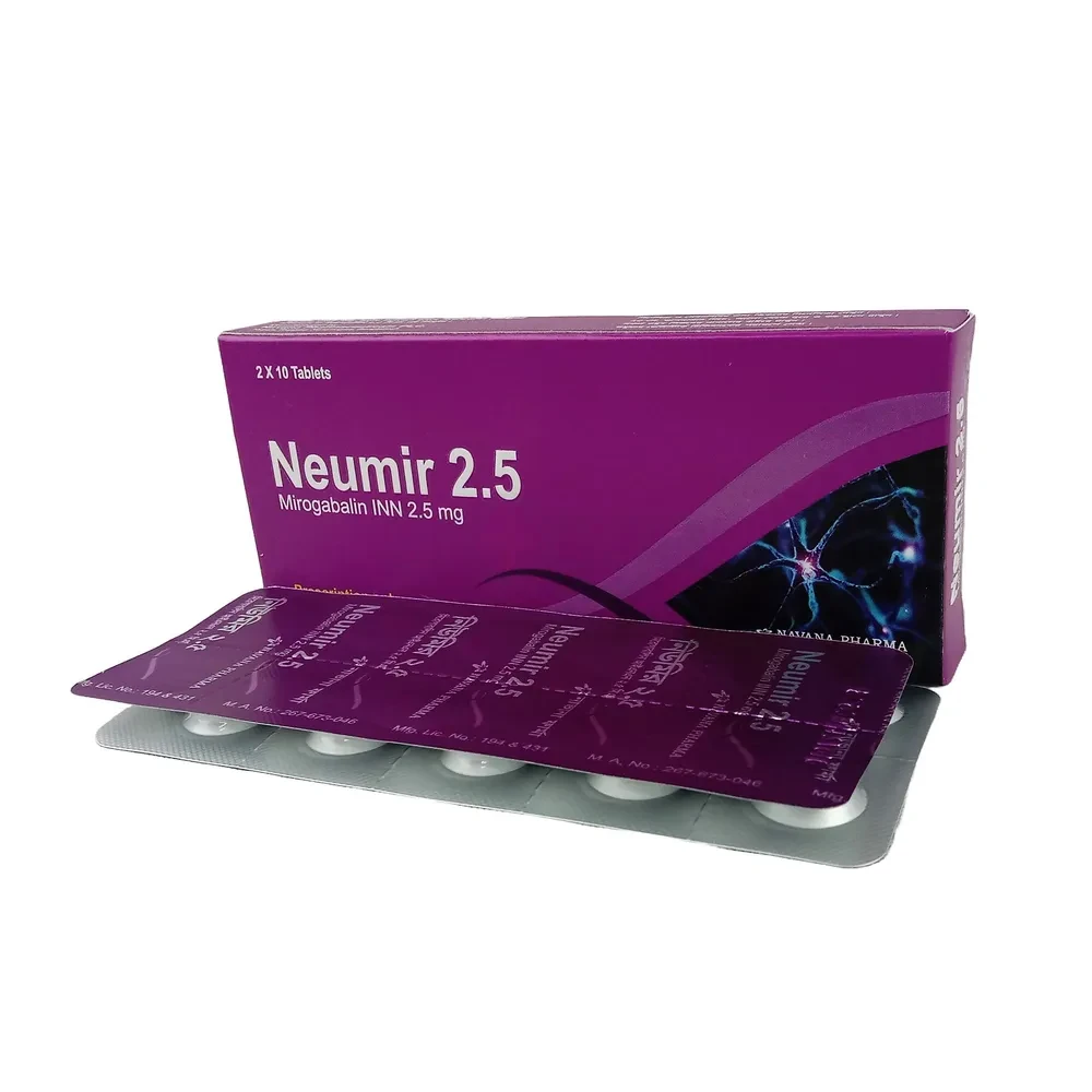 Pack Image: Neumir 2.5 mg Tablet (2 x 10)