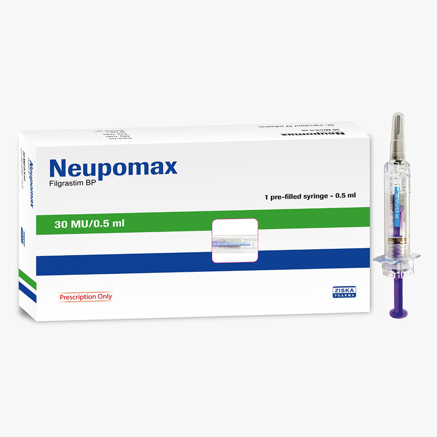 Pack Image: Neupomax 300 mcg Injection (0.5 ml pre-filled syringe)