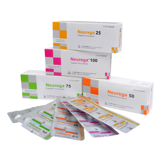Pack Image: Neurega 50 mg Capsule (5 x 10)