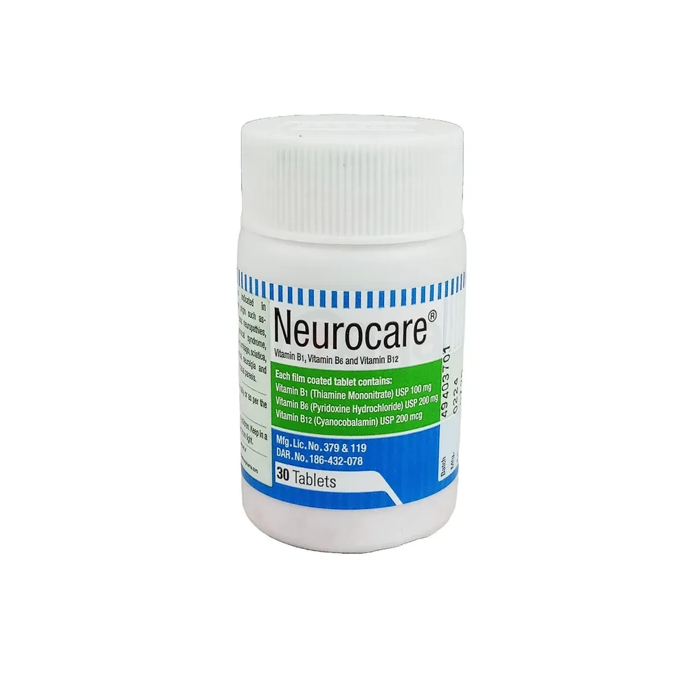 Pack Image: Neurocare 100 mg Tablet (1 x 30)