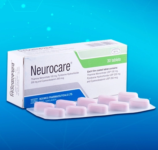 Pack Image: Neurocare 100 mg Tablet (1 x 30)
