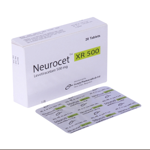 Pack Image: Neurocet XR 500 mg Tablet (2 x 10)