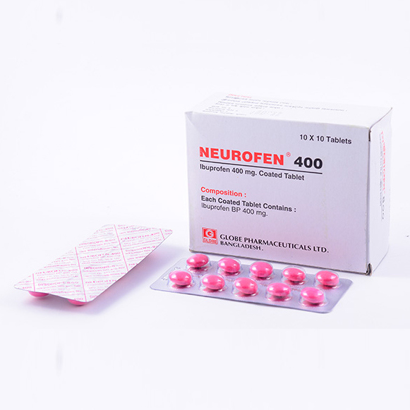 Pack Image: Neurofen 400 mg Tablet (10 x 10)