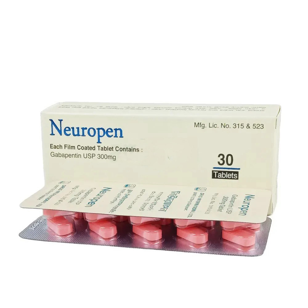 Pack Image: Neuropen 300 mg Tablet (3 x 10)
