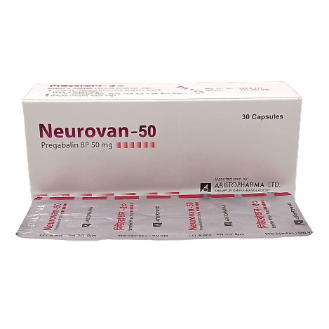 Pack Image: Neurovan 50 mg Capsule (5 x 6)