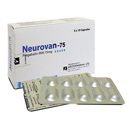 Pack Image: Neurovan 75 mg Capsule (3 x 10)