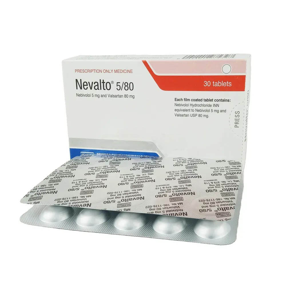 Pack Image: Nevalto 5 mg Tablet (2 x 15)