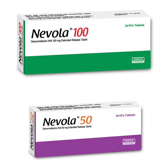 Pack Image: Nevola 100 mg Tablet (2 x 10)