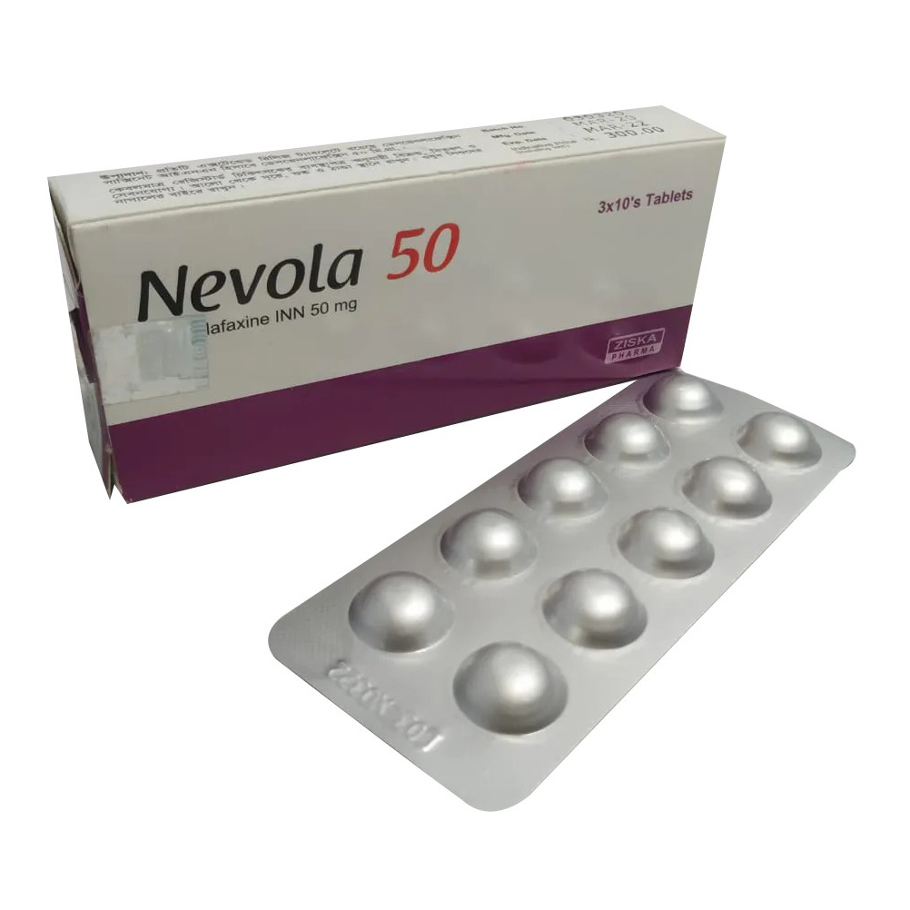 Pack Image: Nevola 50 mg Tablet (3 x 10)
