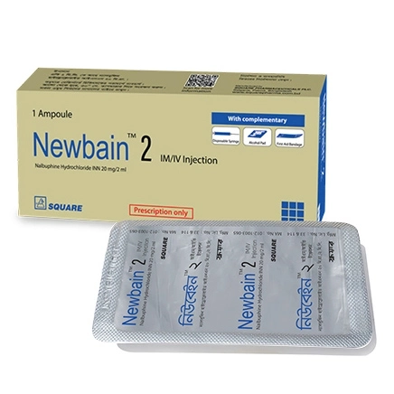 Pack Image: Newbain 20 mg Injection (2 ml ampoule)