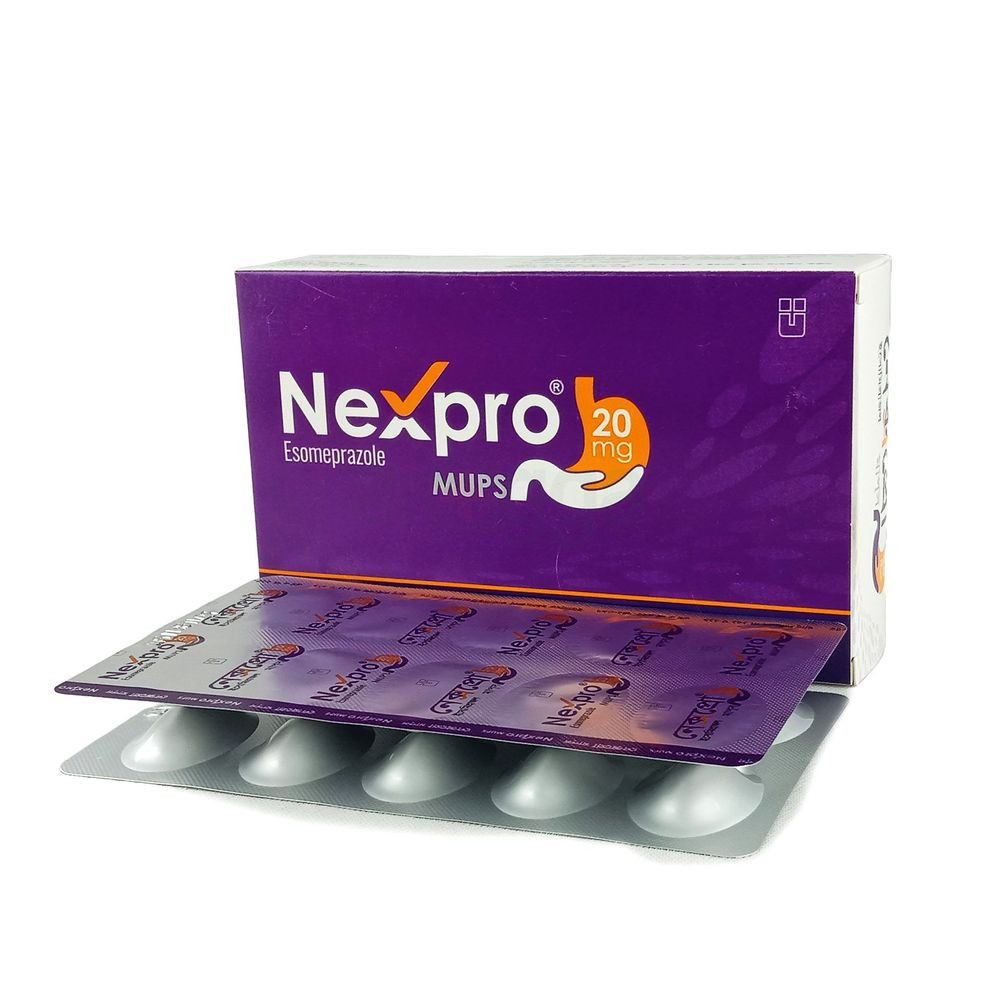 Pack Image: Nexpro MUPS 20 mg Tablet (3 x 10)