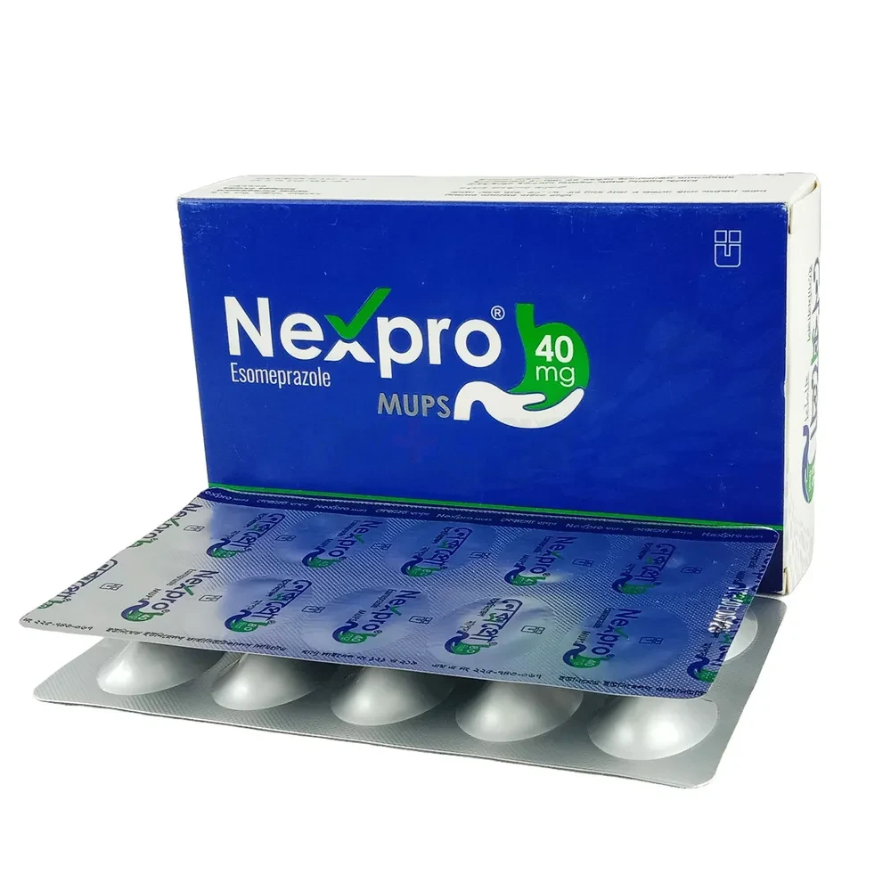 Pack Image: Nexpro MUPS 40 mg Tablet (3 x 10)
