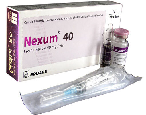 Pack Image: Nexum 40 mg Injection (40 mg vial)