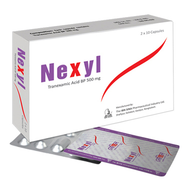Pack Image: Nexyl 500 mg Capsule (2 x 10)