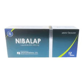 Pack Image: Nibalap 250 mg Tablet (1 x 12)