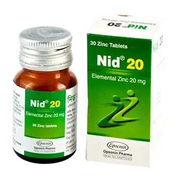 Pack Image: Nid 20 mg Tablet (1 x 30)