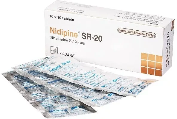 Pack Image: Nidipine SR 20 mg Tablet (10 x 10)