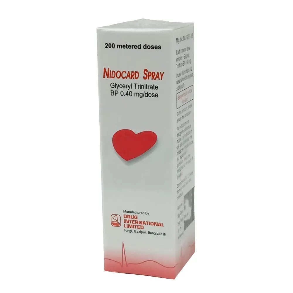 Pack Image: Nidocard 400 mcg Spray (200 metered spray)