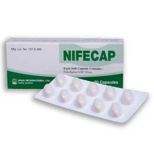 Pack Image: Nifecap 10 mg Capsule (6 x 10)