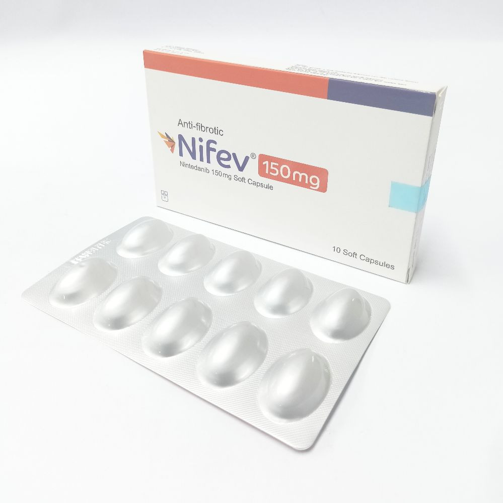 Pack Image: Nifev 150 mg Capsule (1 x 10)