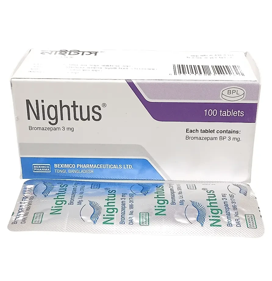 Pack Image: Nightus 3 mg Tablet (10 x 10)