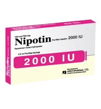 Pack Image: Nipotin 2000 IU Injection (2000 IU pre-filled syringe)