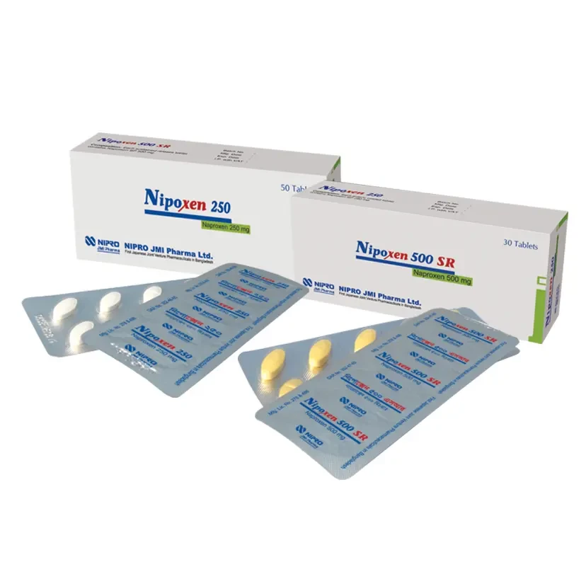 Pack Image: Nipoxen 250 mg Tablet (5 x 10)