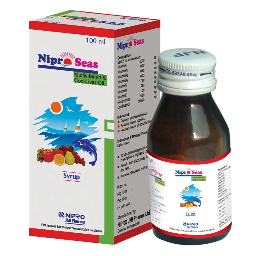 Pack Image: Nipro Seas  Syrup (100 ml bottle)