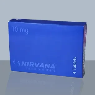 Pack Image: Nirvana 10 mg Tablet (1 x 4)