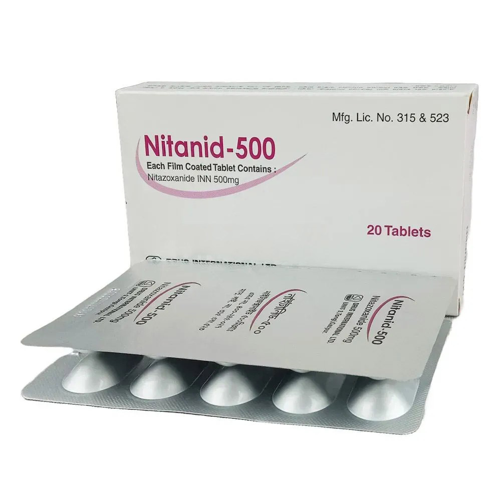 Pack Image: Nitanid 500 mg Tablet (2 x 10)