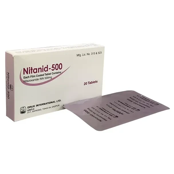 Pack Image: Nitanid 500 mg Tablet (2 x 10)