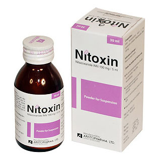 Pack Image: Nitoxin 100 mg Suspension (30 ml bottle)
