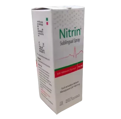 Pack Image: Nitrin 400 mcg Spray (200 metered spray)