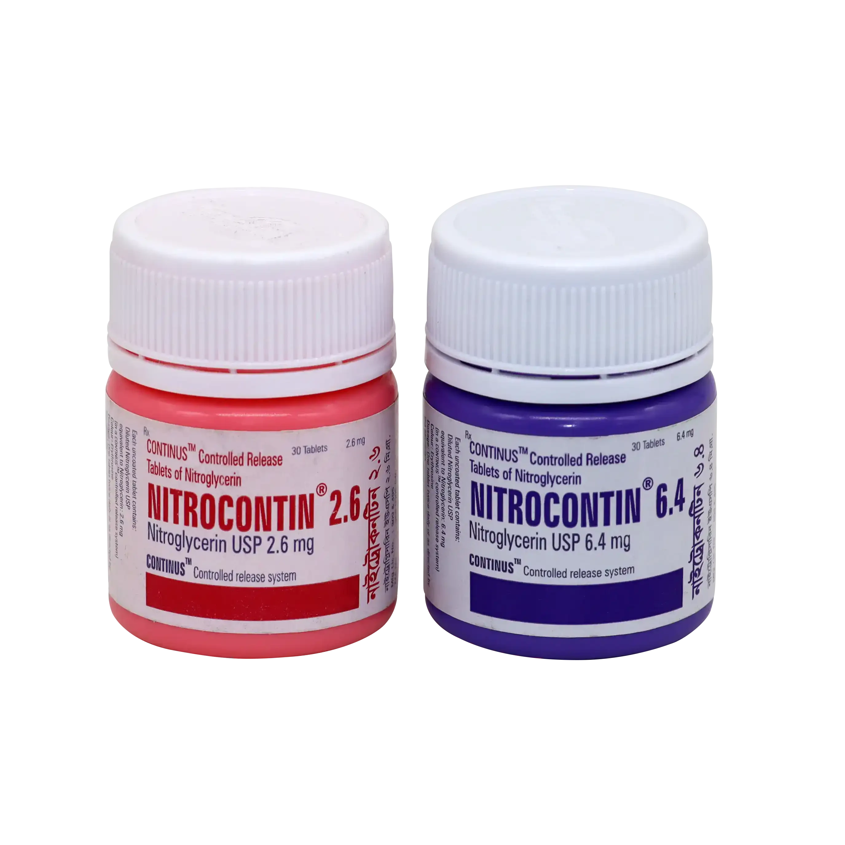 Pack Image: Nitrocontin 6.4 mg Tablet (1 x 30)