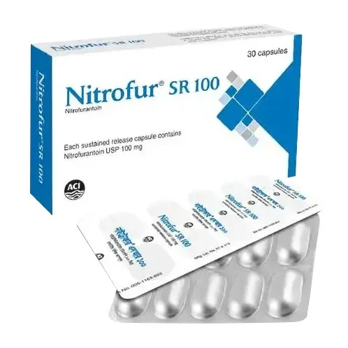 Pack Image: Nitrofur SR 100 mg Capsule (3 x 10)