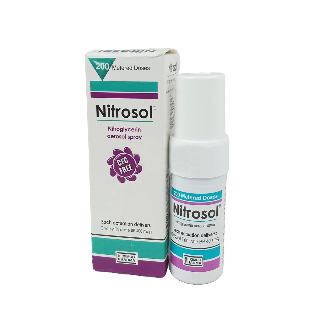 Pack Image: Nitrosol 400 mcg Spray (200 metered spray)
