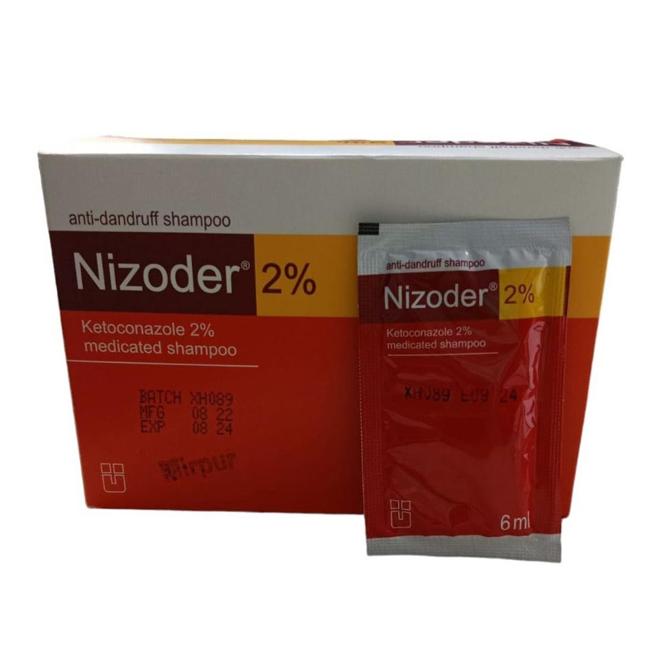 Pack Image: Nizoder 2% Shampoo (120 ml bottle)