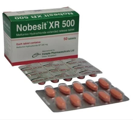 Pack Image: Nobesit XR 500 mg Tablet (5 x 10)