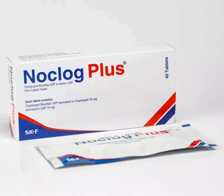 Pack Image: Noclog Plus 75 mg Tablet (4 x 10)