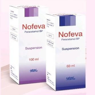 Pack Image: Nofeva 120 mg Suspension (100 ml bottle)
