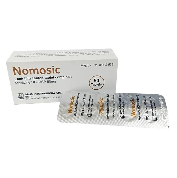 Pack Image: Nomosic 50 mg Tablet (5 x 10)